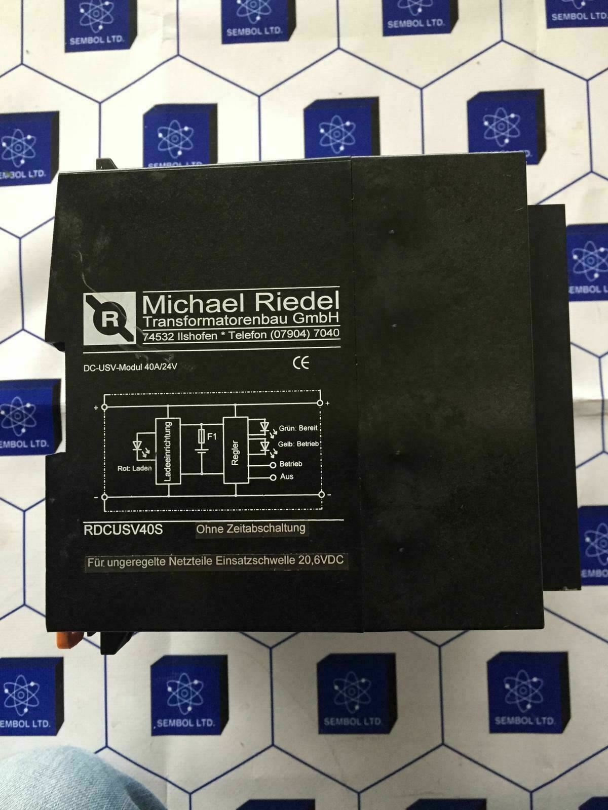 Michael Riedel RDCUSV40S