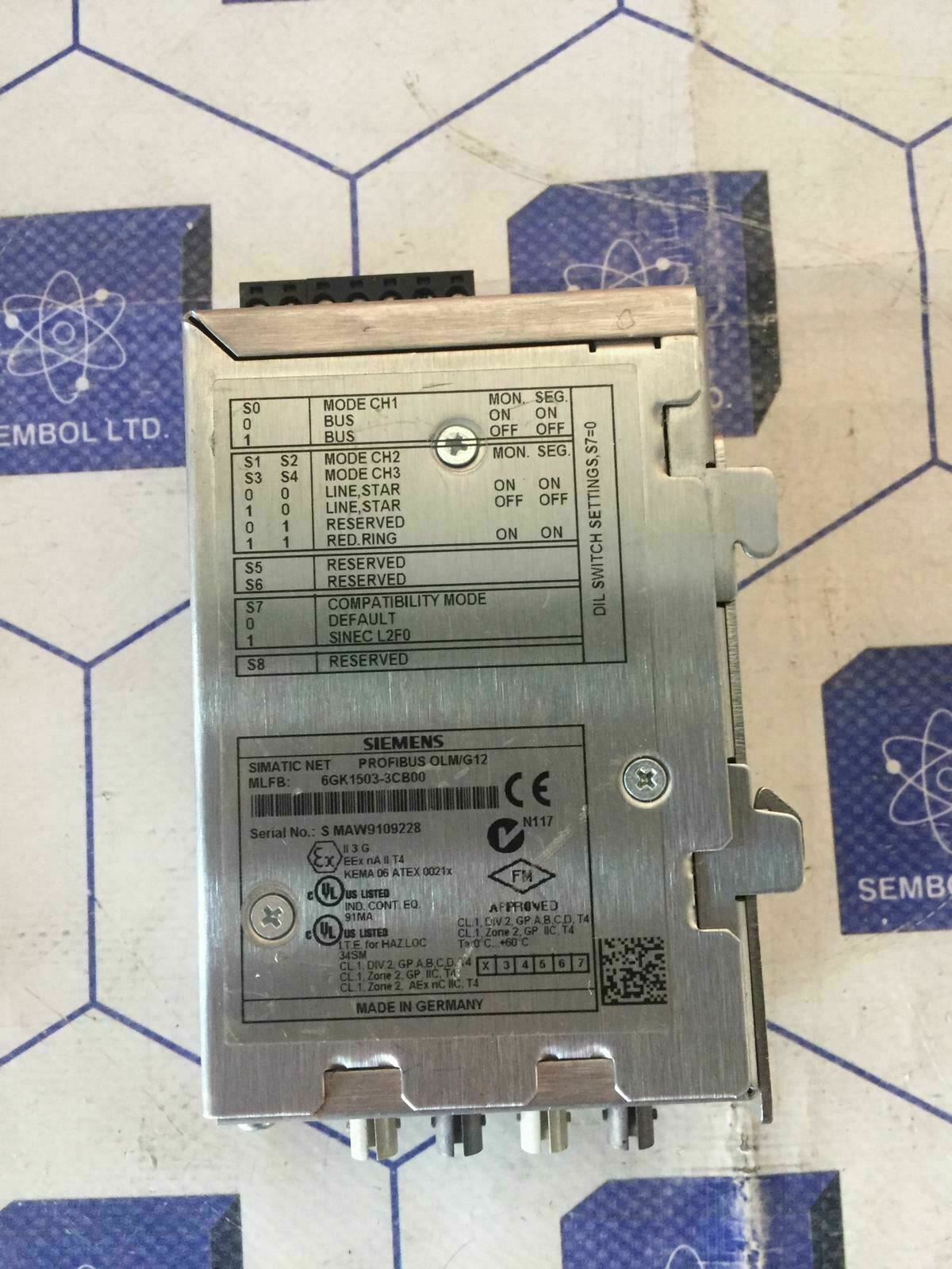 Siemens 6GK1503-3CB00 Industrial Control System