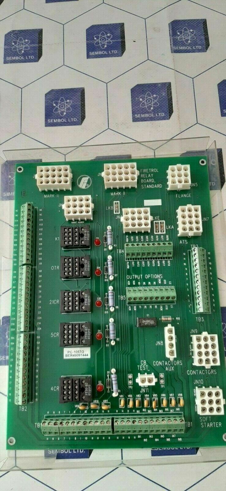 Firetrol electric fire pump control Mark II 2 relay board PC1057G