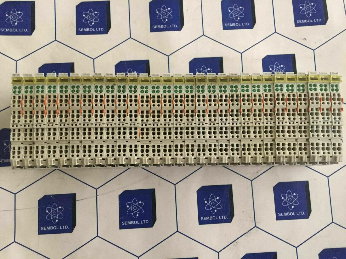 Lotf of 5 pieces WAGO 753-440 4 CHANNEL DIGITAL INPUT MODULE