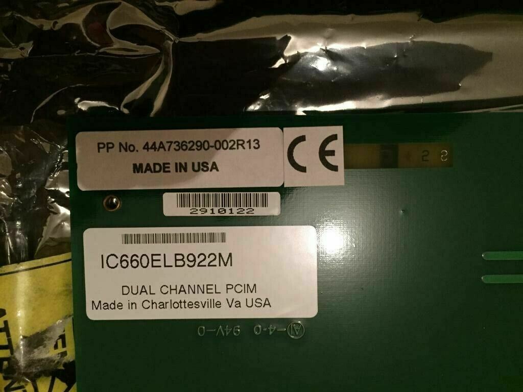 GE Fanuc IC660ELB922M IC660ELB912J Dual Channel PCIM Card