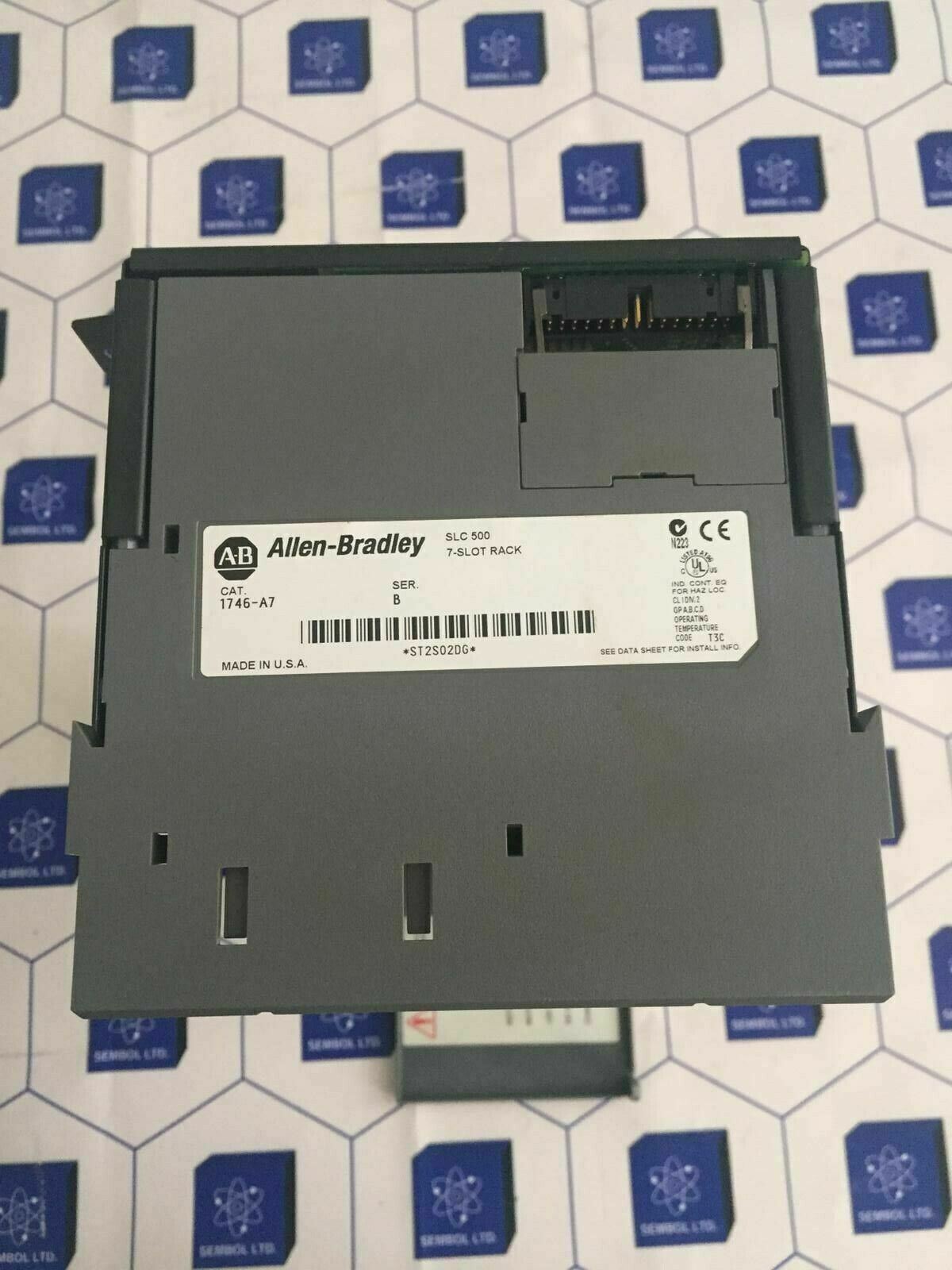 Allen Bradley SLC 500 7 Slot Chassis with 1746-A7 Series B