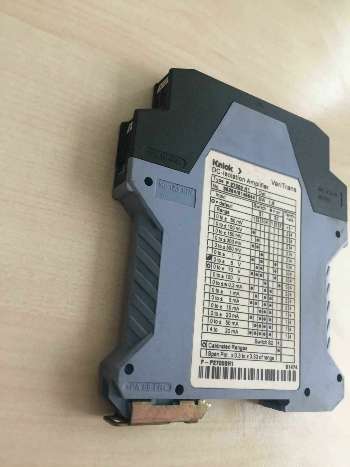 Knick VariTrans DC Isolation Amplifier P 27000 H1