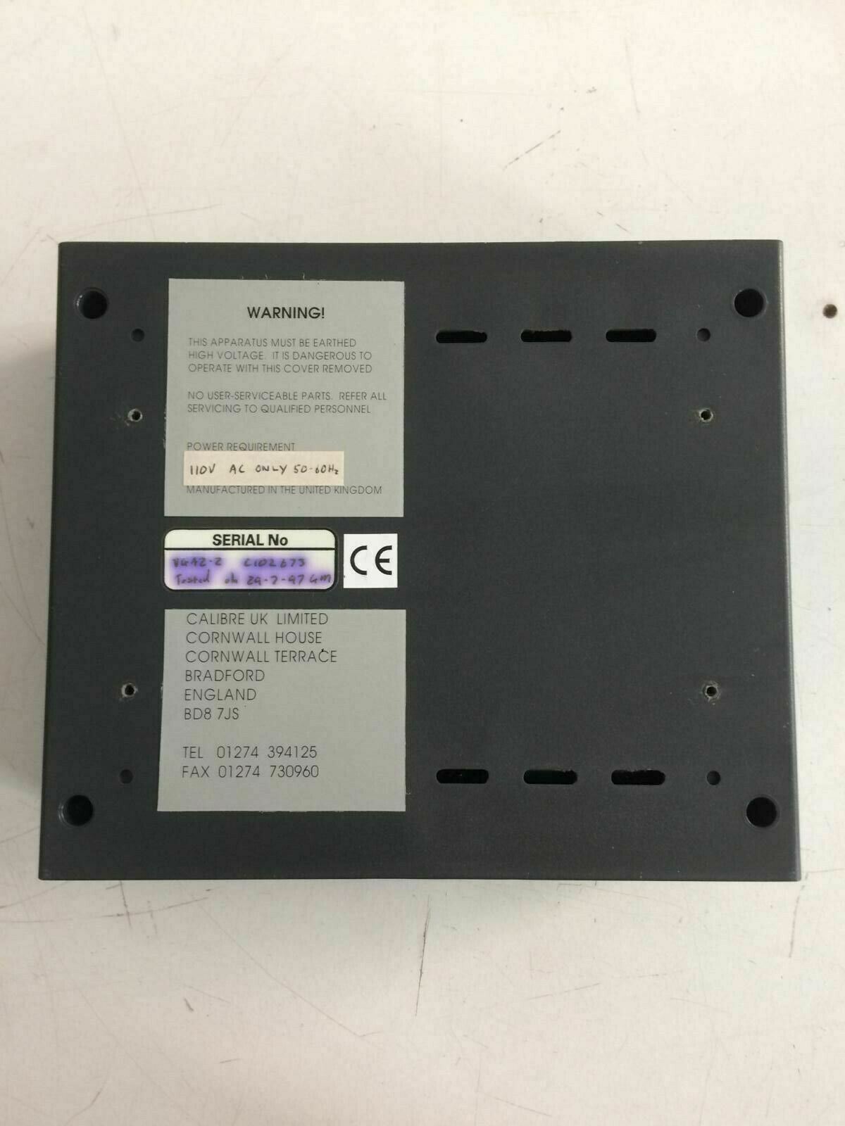 Calibre UK VGA 2 cable compensation adjustment