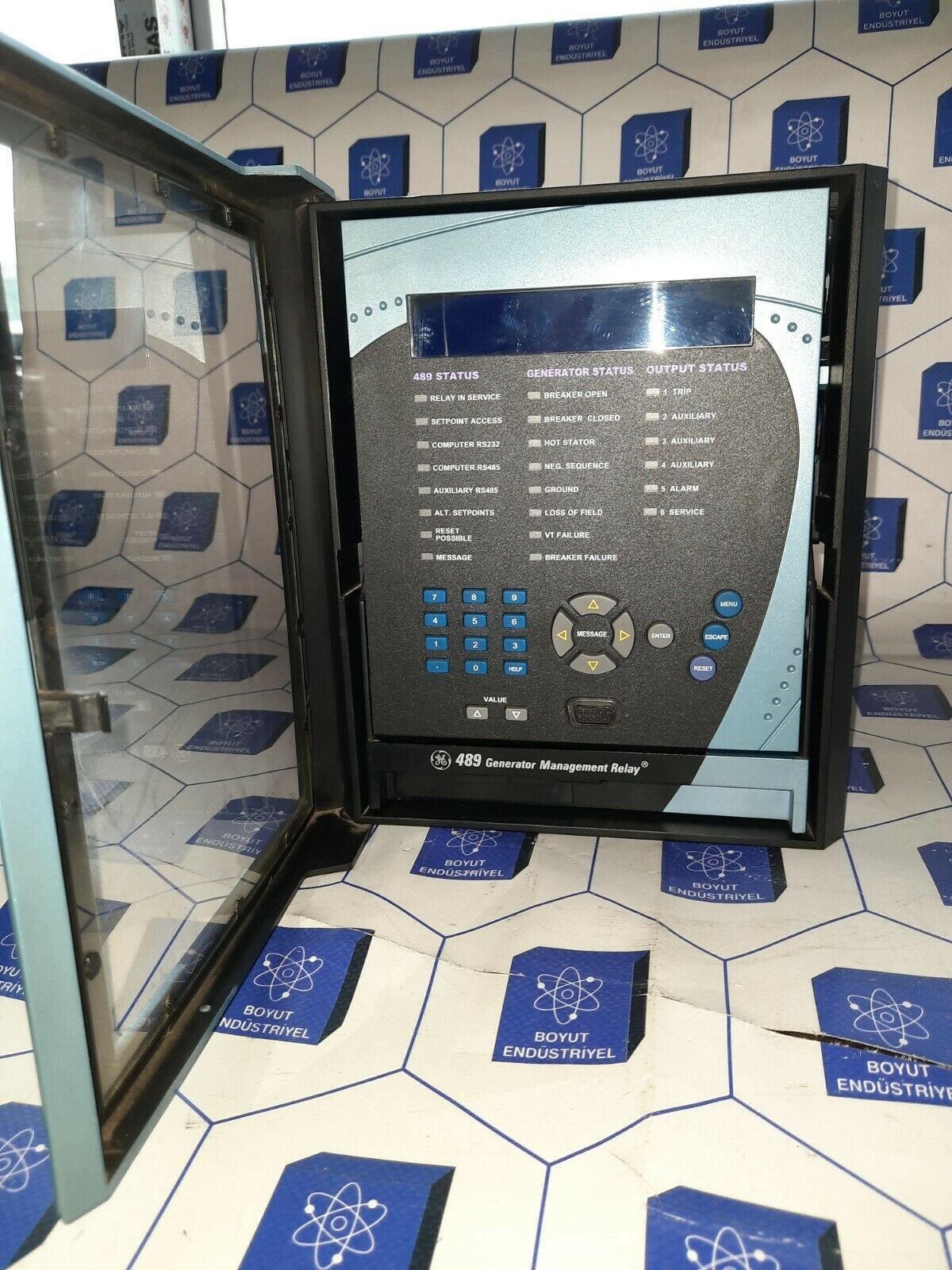 GE Multilin SR489 Management RelaY + SR489 Case 489-pi-hi-a20-e 489-p1-h1-a20-e