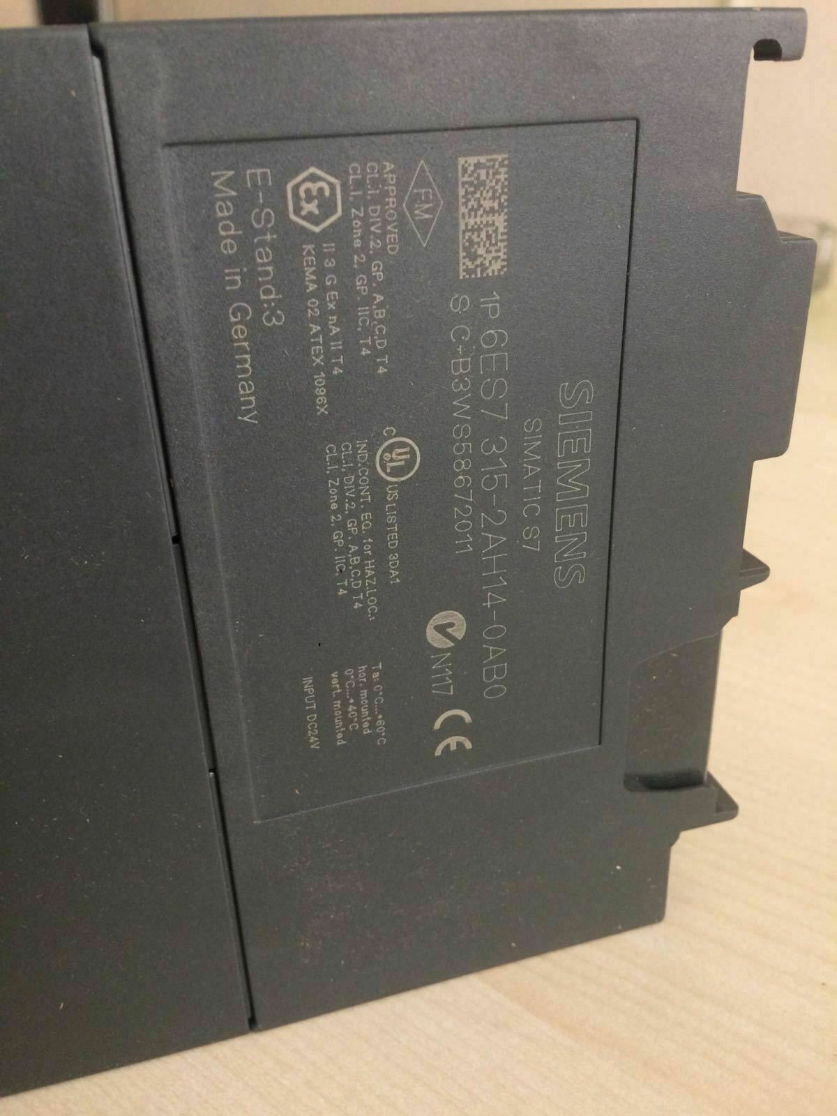 Siemens 6ES7315-2AH14-0AB0 (6ES7315-2AH14-0AB0) CPU Module