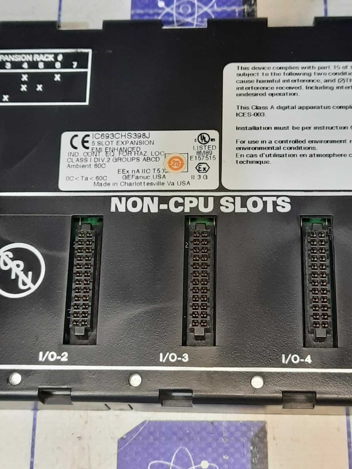 GE Fanuc IC693CHS398J ge fanuc ic693chs398j