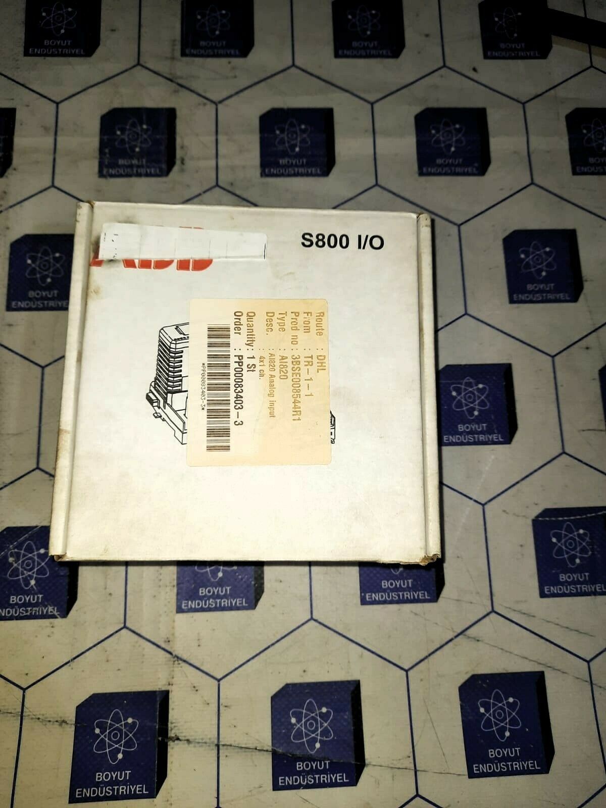 ABB 3BSE008544R1 ANALOG INPUT MODULE AI820 abb 3bse008544r1 analog input module