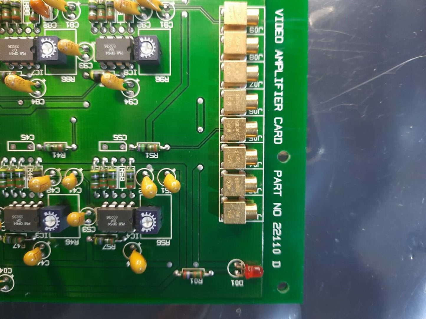 HERNIS SCAN SYSTEM VİDEO Hernis Scan System Video Amplifier Card Part 22110D