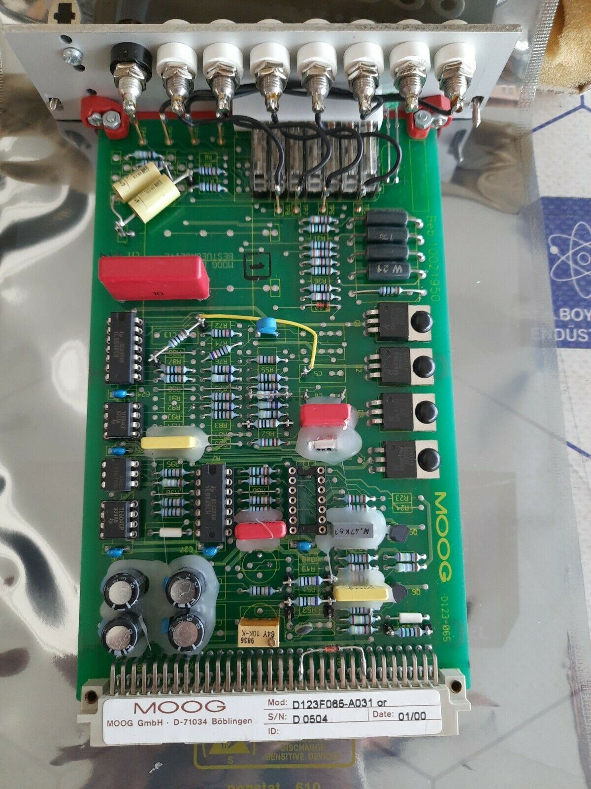 MOOG MOD D123F065-A031 Gmbh D-0504 D 123-065