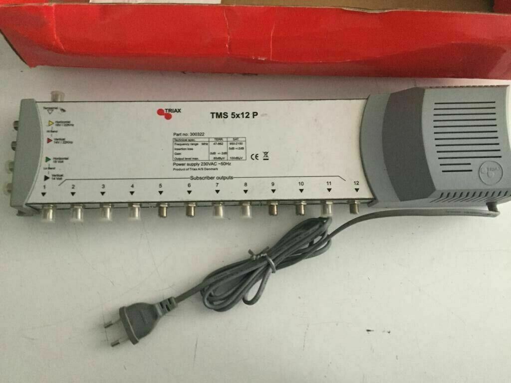 Triax Einzelmultischalter TMS 5X12 P