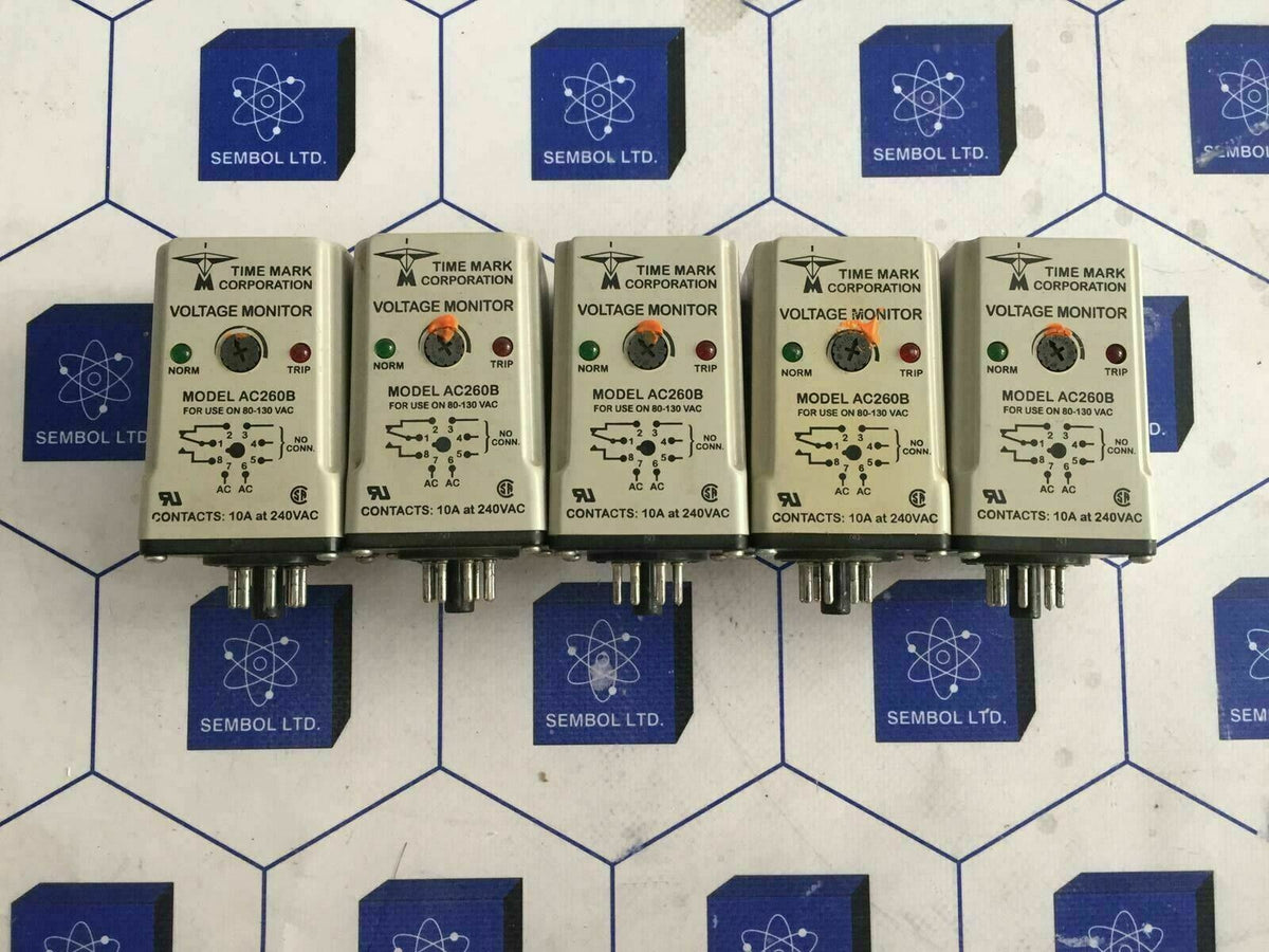 TIME MARK VOLTAGE MONITOR AC260B LOTS OF 5 PIECES