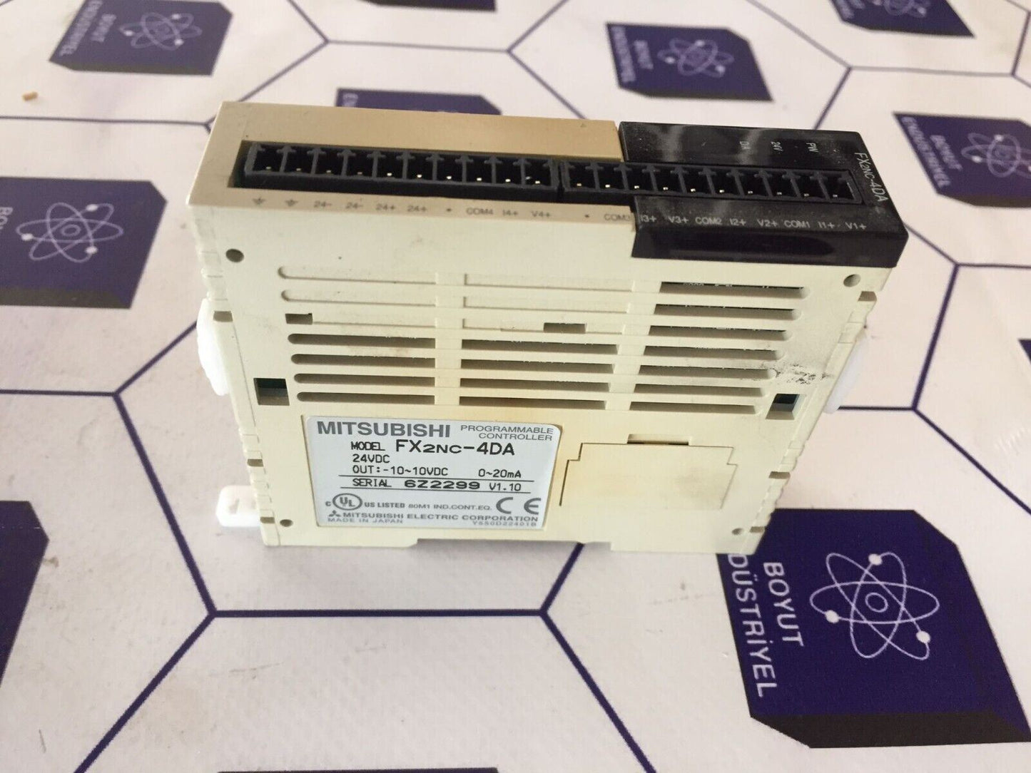 MITSUBISHI FX2NC-4DA ANALOG INPUT MODULE