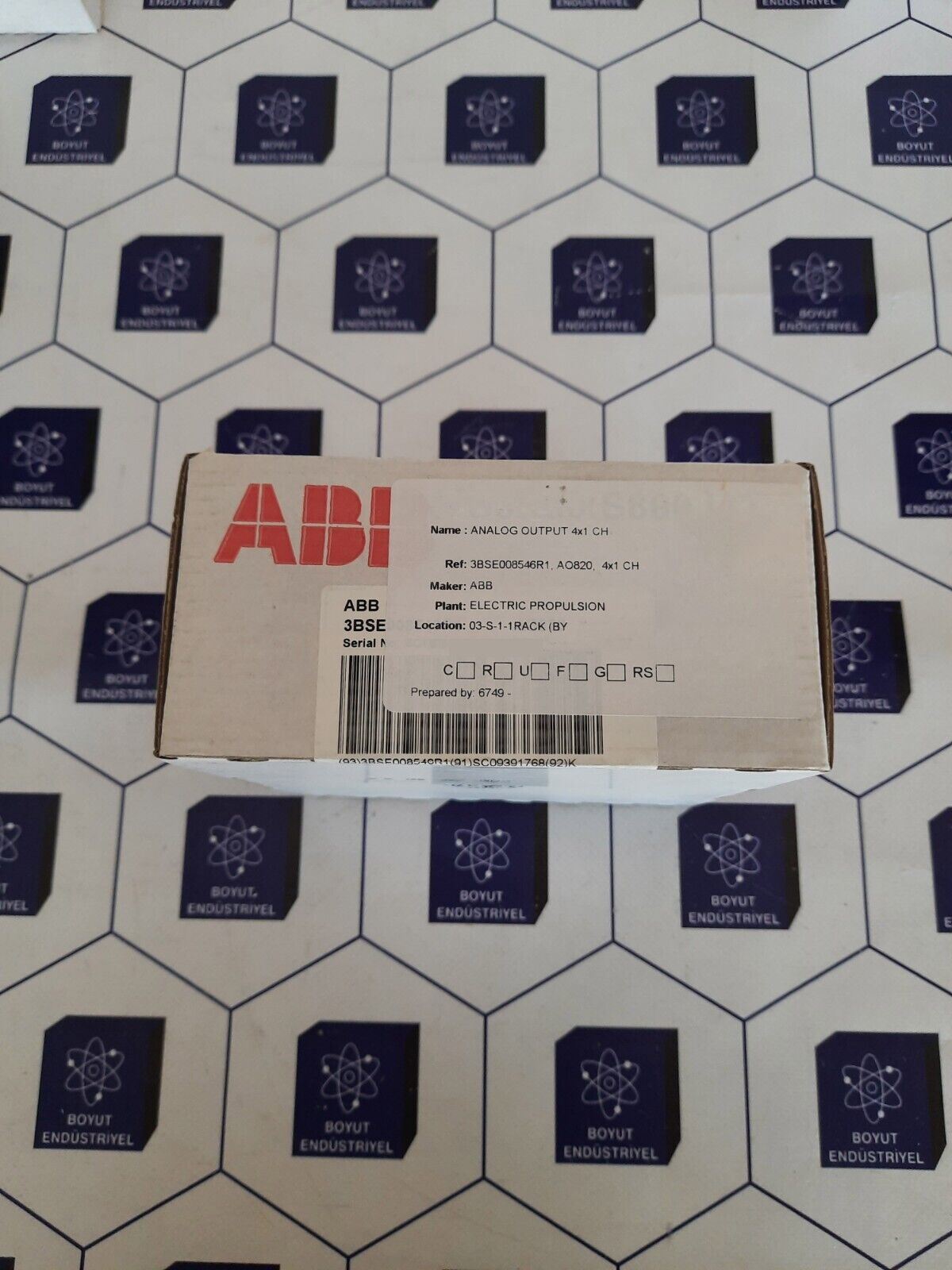 ABB 3BSE008546R1 GALV ISOLATED BIPOLAR AO MODULE AO820