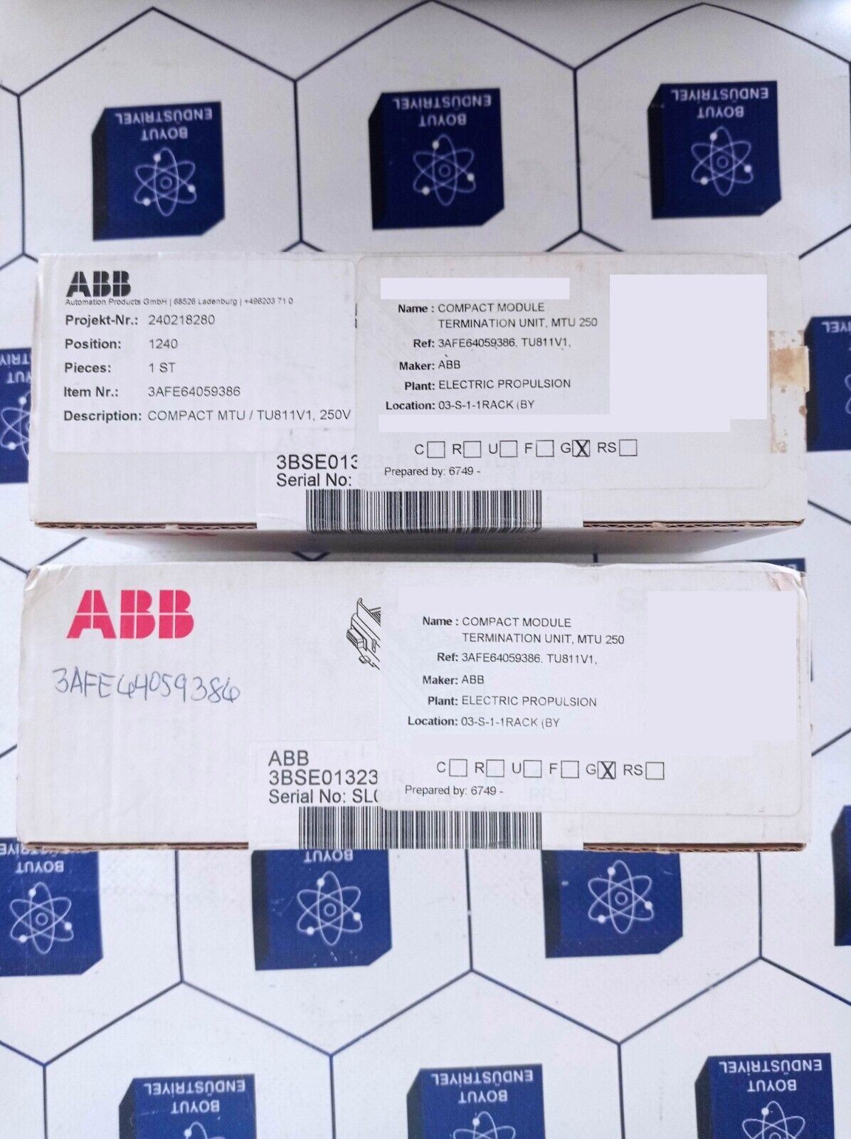 ABB 3BSE013231R1 TU811V1 COMPACT MTU MODULE 250V