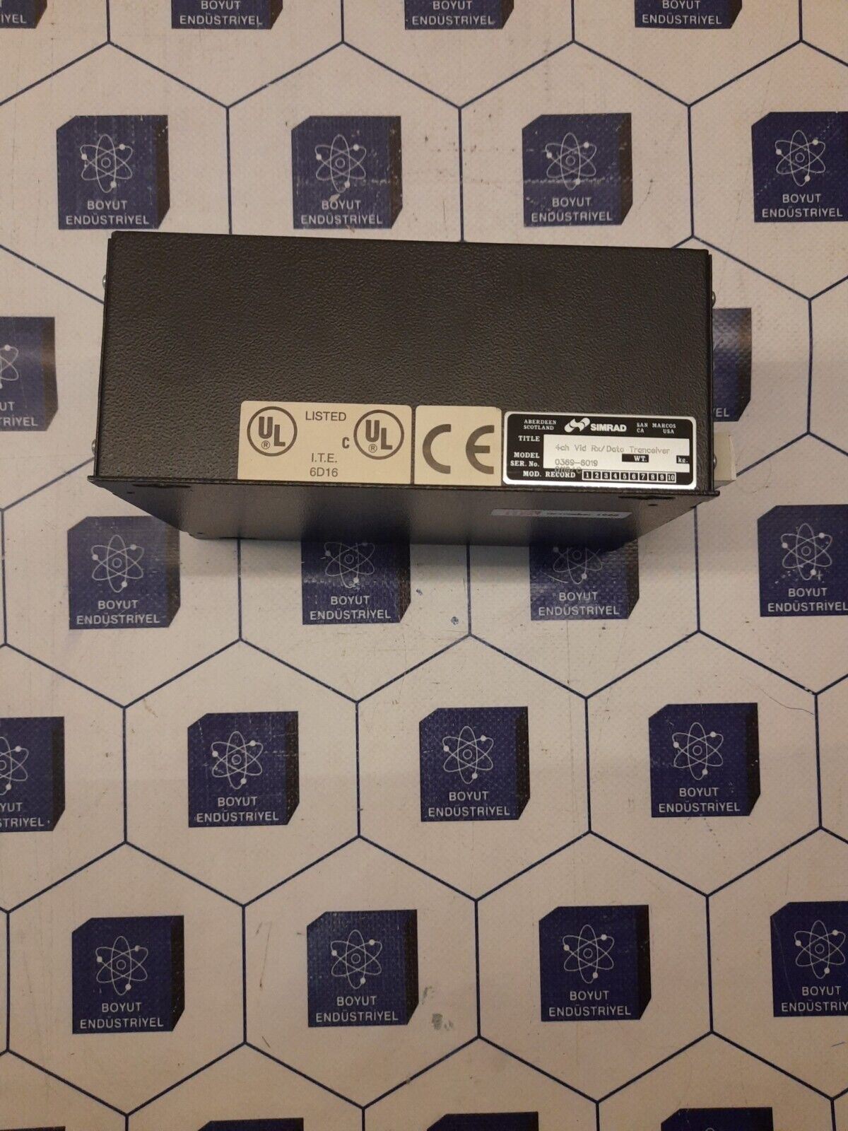 KONGSBERG SIMRAD 0369-SO19 4ch Vid Rx/Data Tranceiver