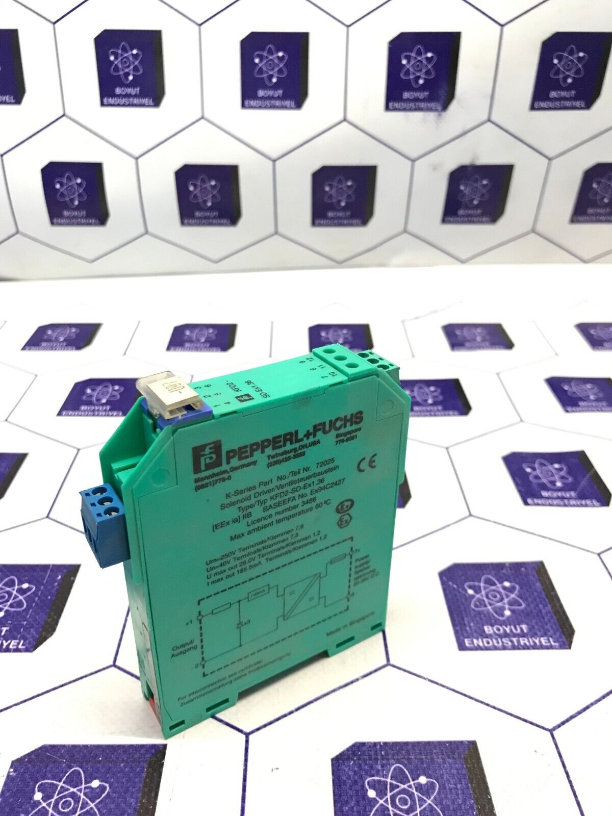 PEPPERL FUCHS 72025 K-SYSTEM SOLENOID DRIVER KFD2-SD-Ex1.36 KFD2SDEX136
