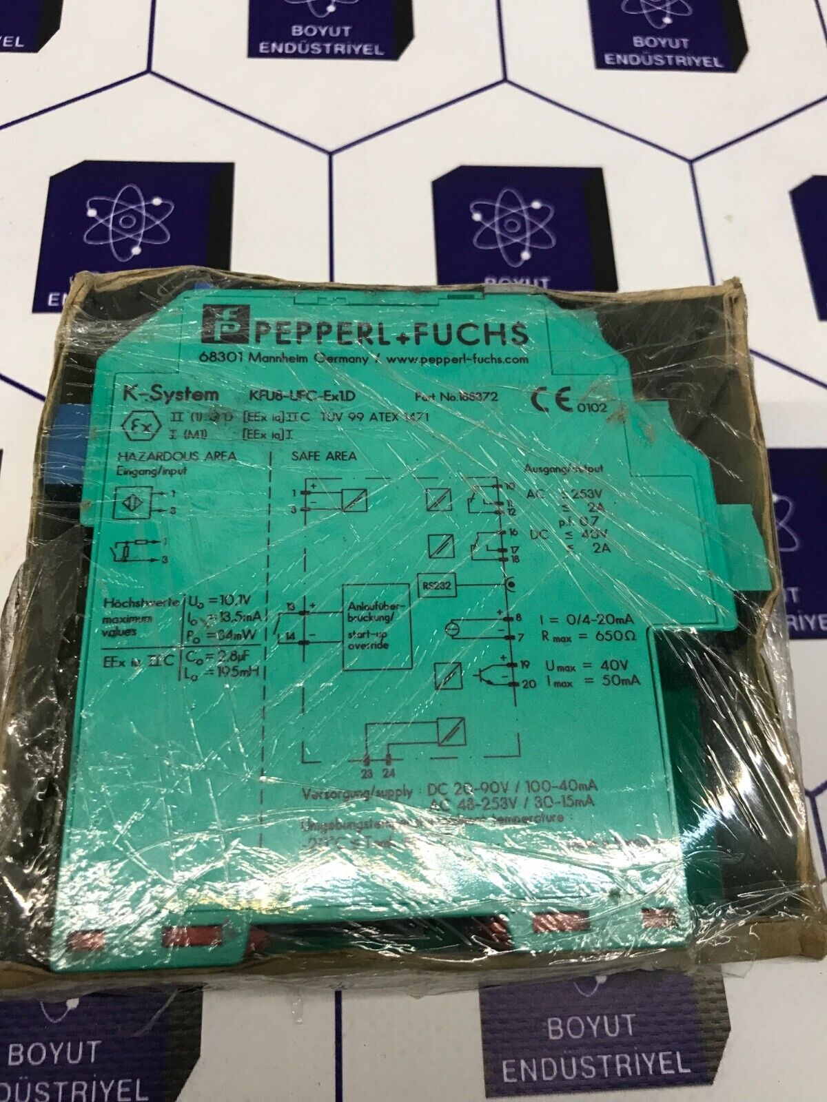PEPPERL FUCHS 188372 K-SYSTEM KFU8-UFC-Ex1.D
