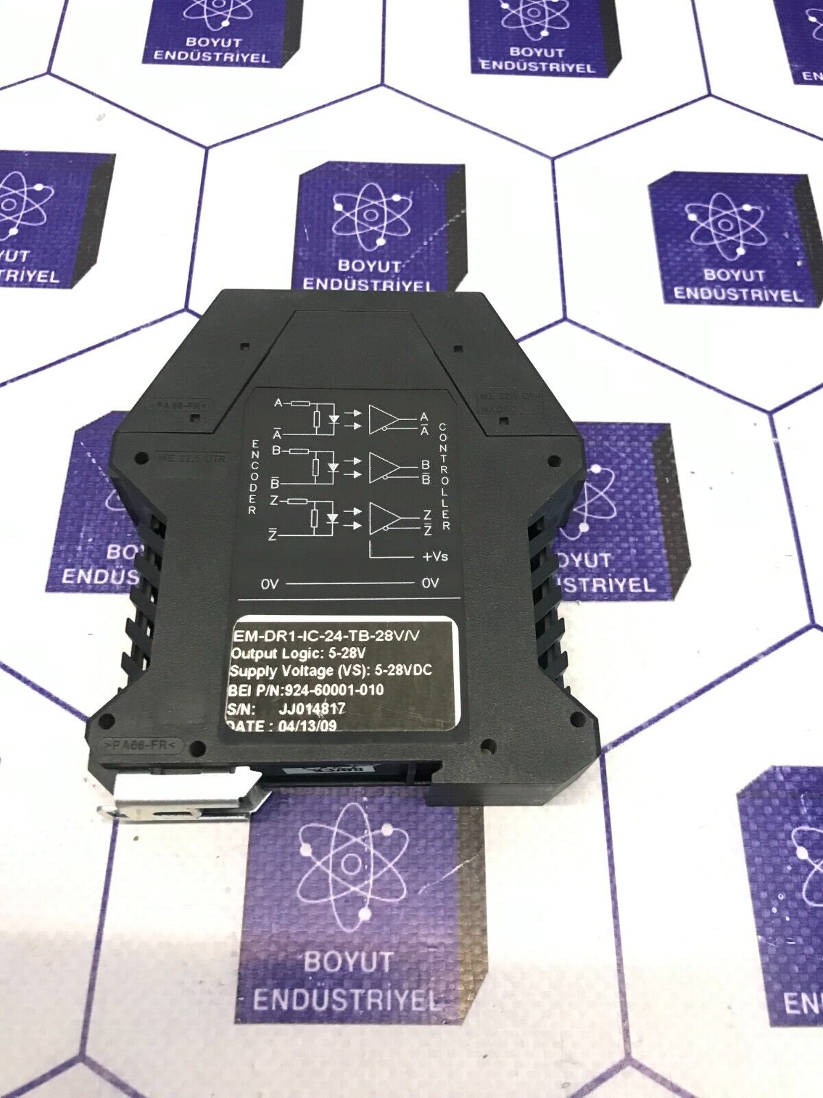 BEI OPTICAL-ISOLATOR MODULE- 924-60001-010 EM-DR1-IC-24-TB-28VV
