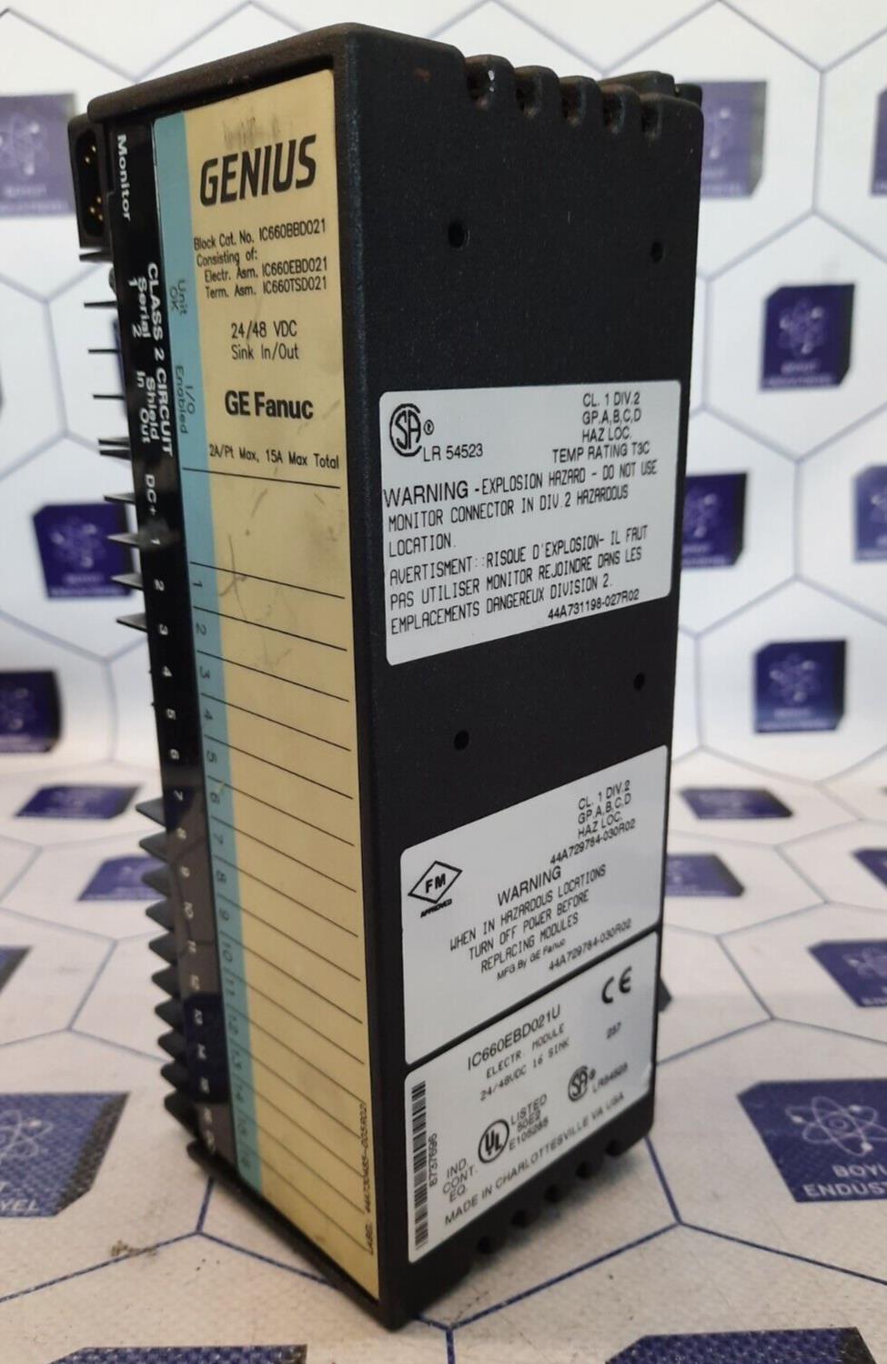 GE FANUC IC660BBD021/IC660EBD021/IC660TSD021 - IC660EBD021U/IC660TSD021K GENIUS