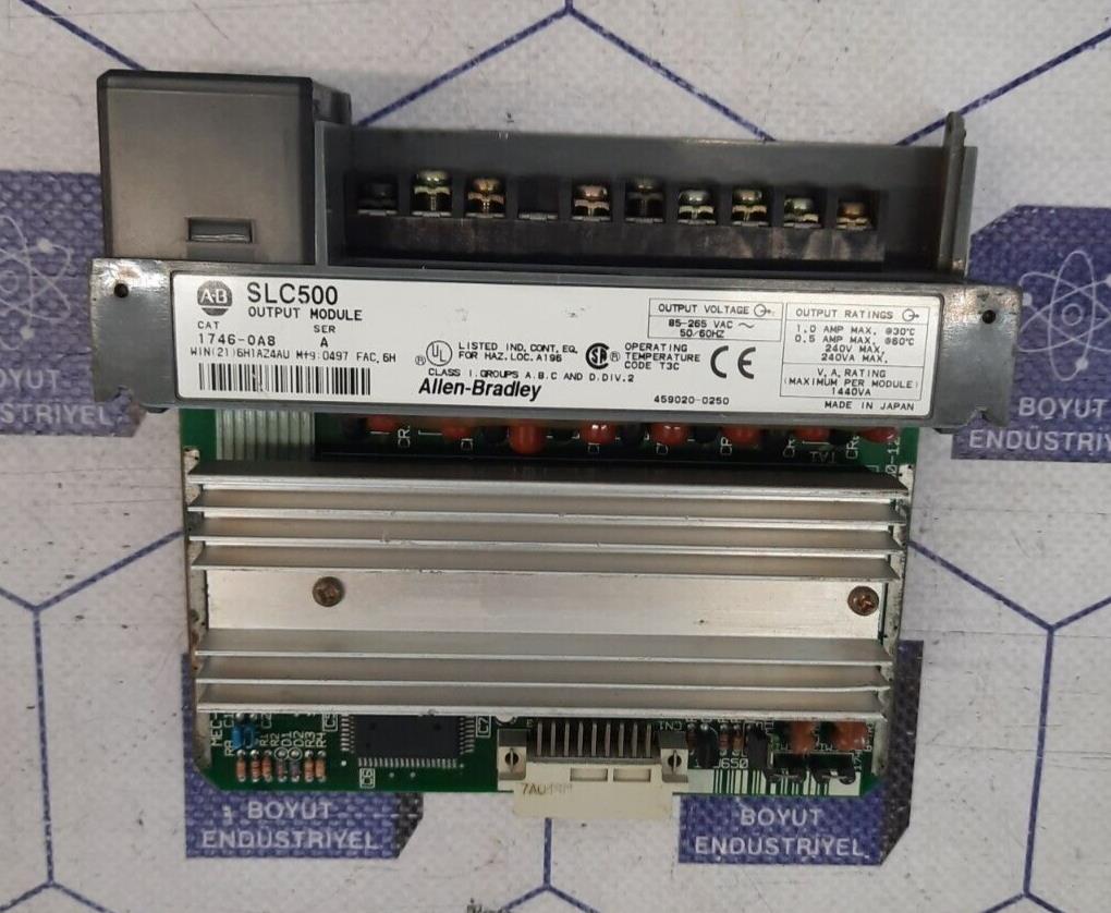 ALLEN BRADLEY 1746-0A8 Ser.A SLC500 OUTPUT MODULE