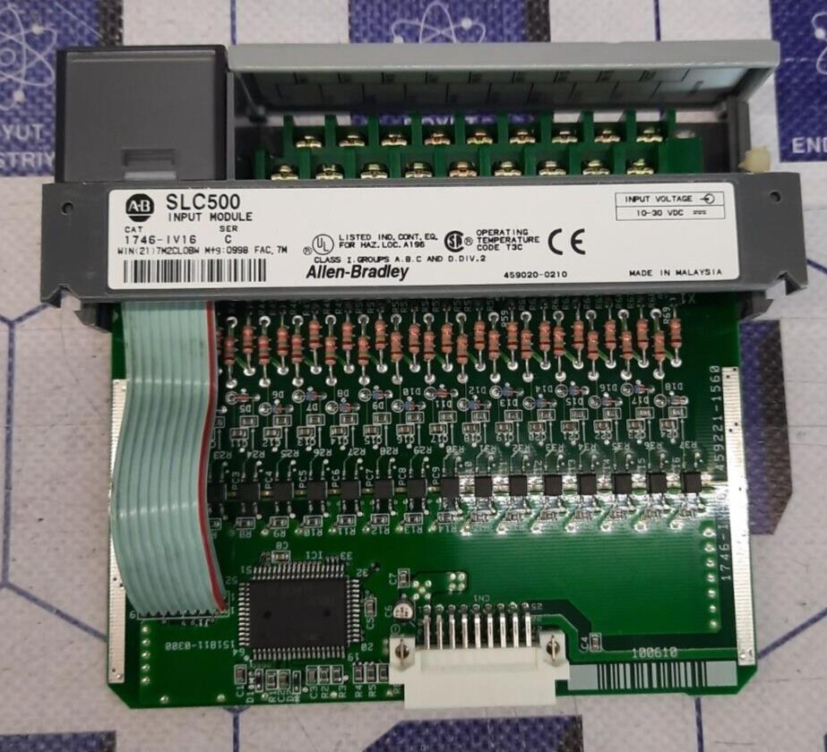 ALLEN BRADLEY 1746-IV16 SLC500 INPUT MODULE