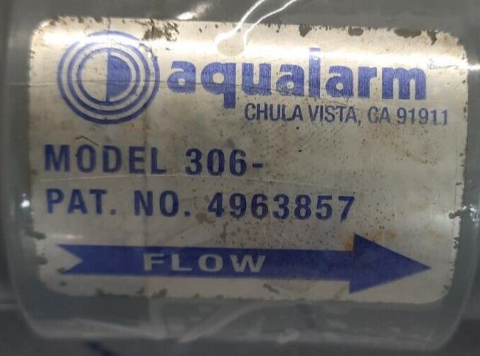 AQUALARM MODEL306 PAT.NO.4963857