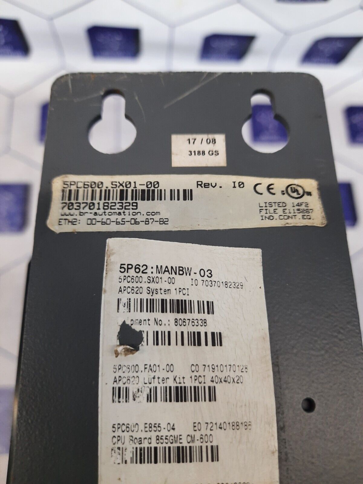B&R Automation 5PC600.SX01-00 PC System Unit