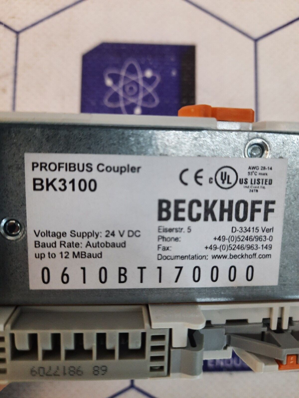 Beckhoff BK3100 Profibus Koppler