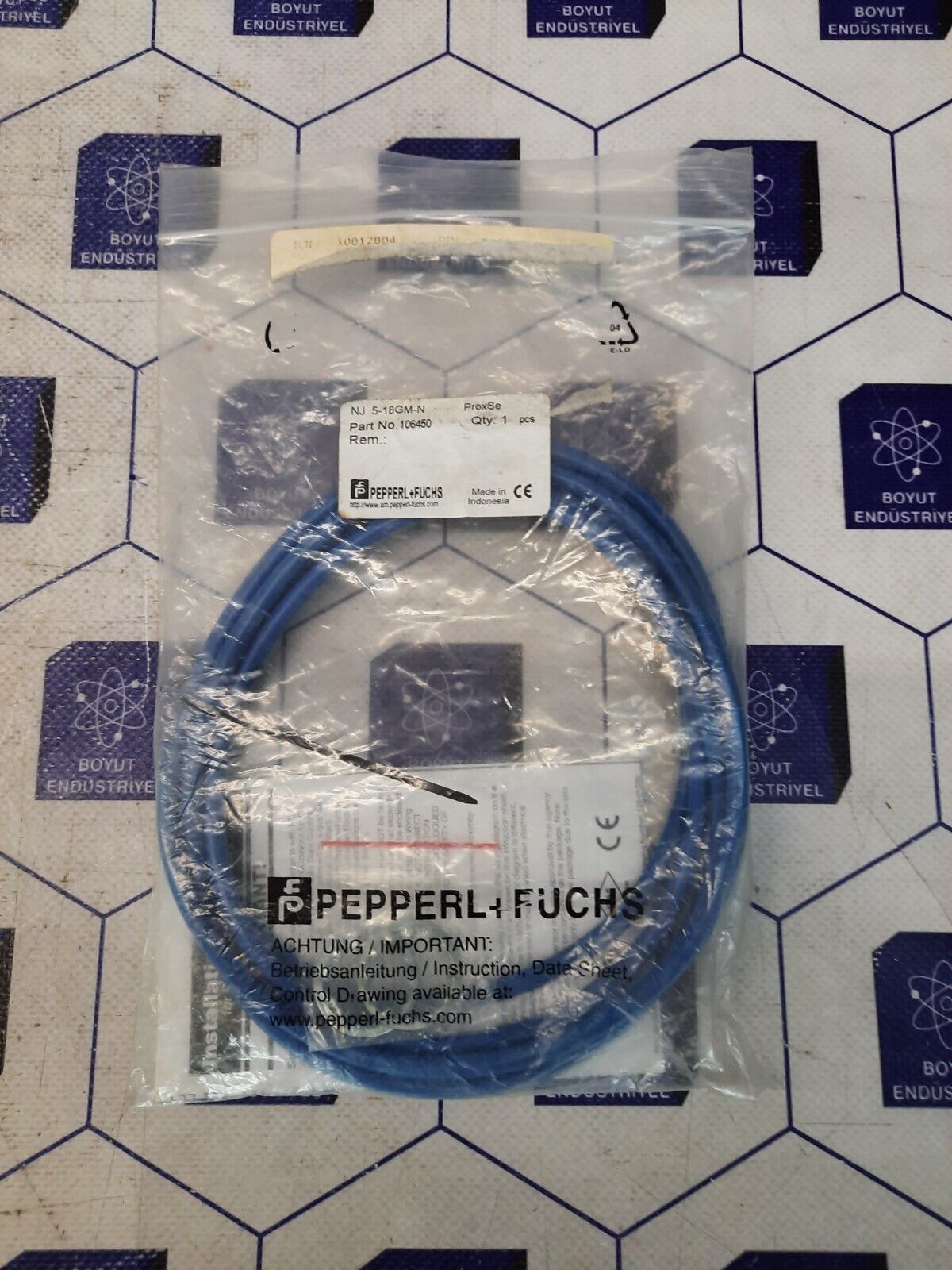 PEPPERL FUCHS NJ5-18GM-N PART 106450 Proximity Sensor