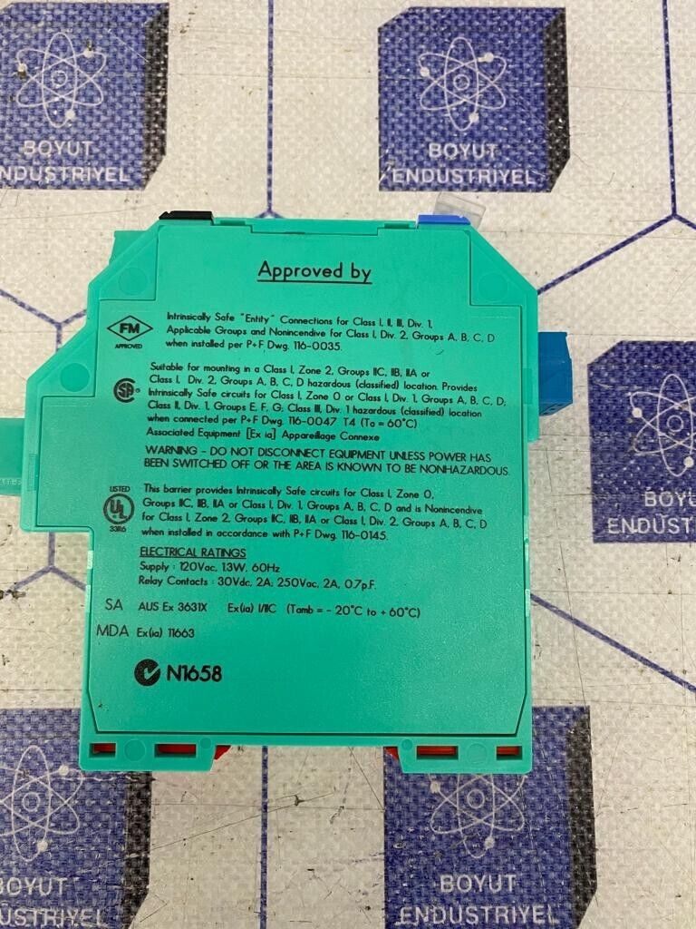 PEPPERL+FUCHS KFA5-SR2-Ex1.W SWITCH AMPLIFIER