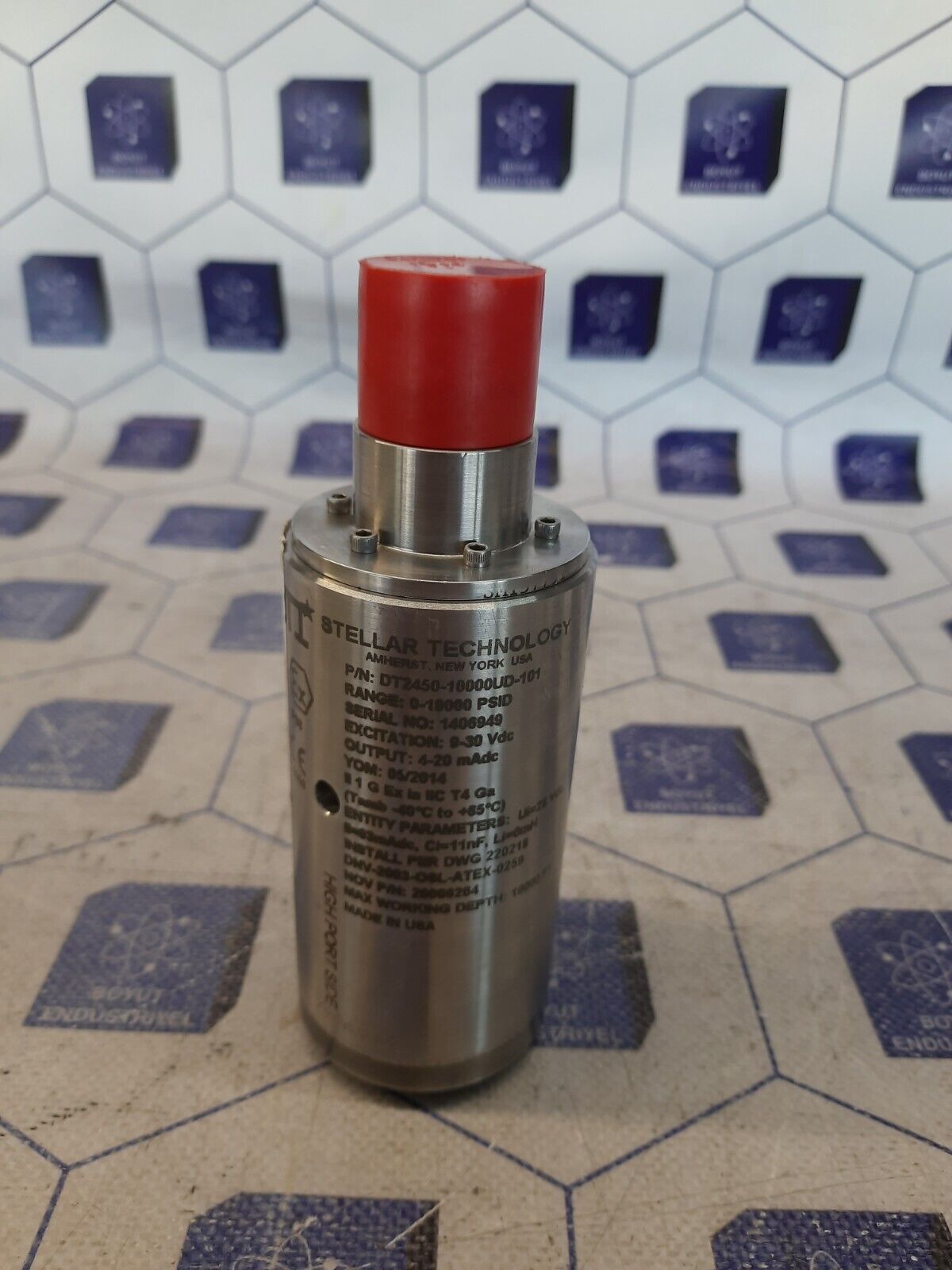 STELLAR TECHNOLOGY DT2450-10000UD-101 PRESSURE TRANSDUCER