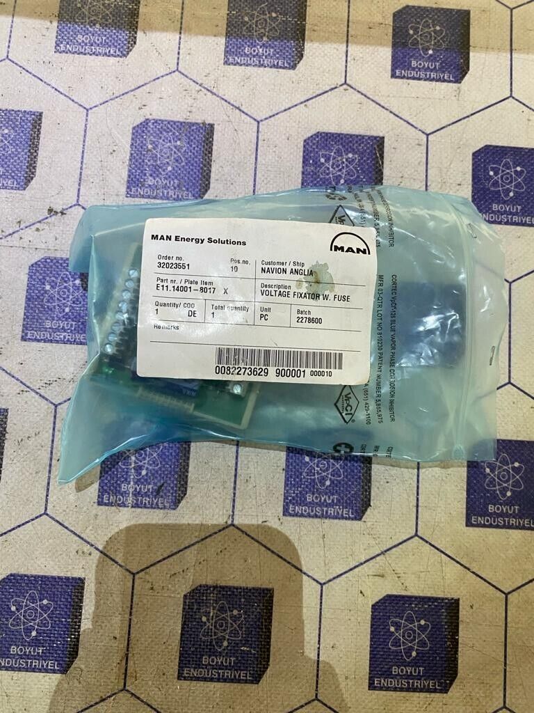 HORN-EN275033 MAN Energy Solutions E11.14001-8017 VOLTAGE FIXATOR W. FUSE