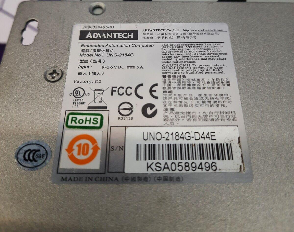 ADVANTECH UNO-2184G-D44E Embedded Automation Computer