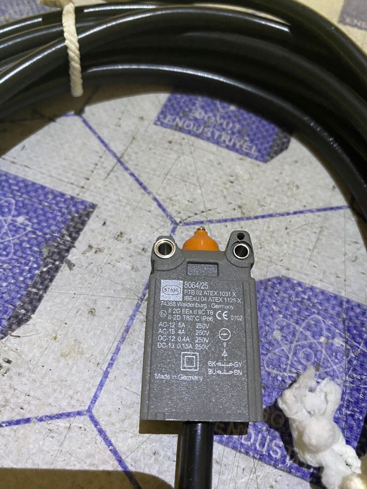 STAHL 8064/25 Limit Switch with Cable