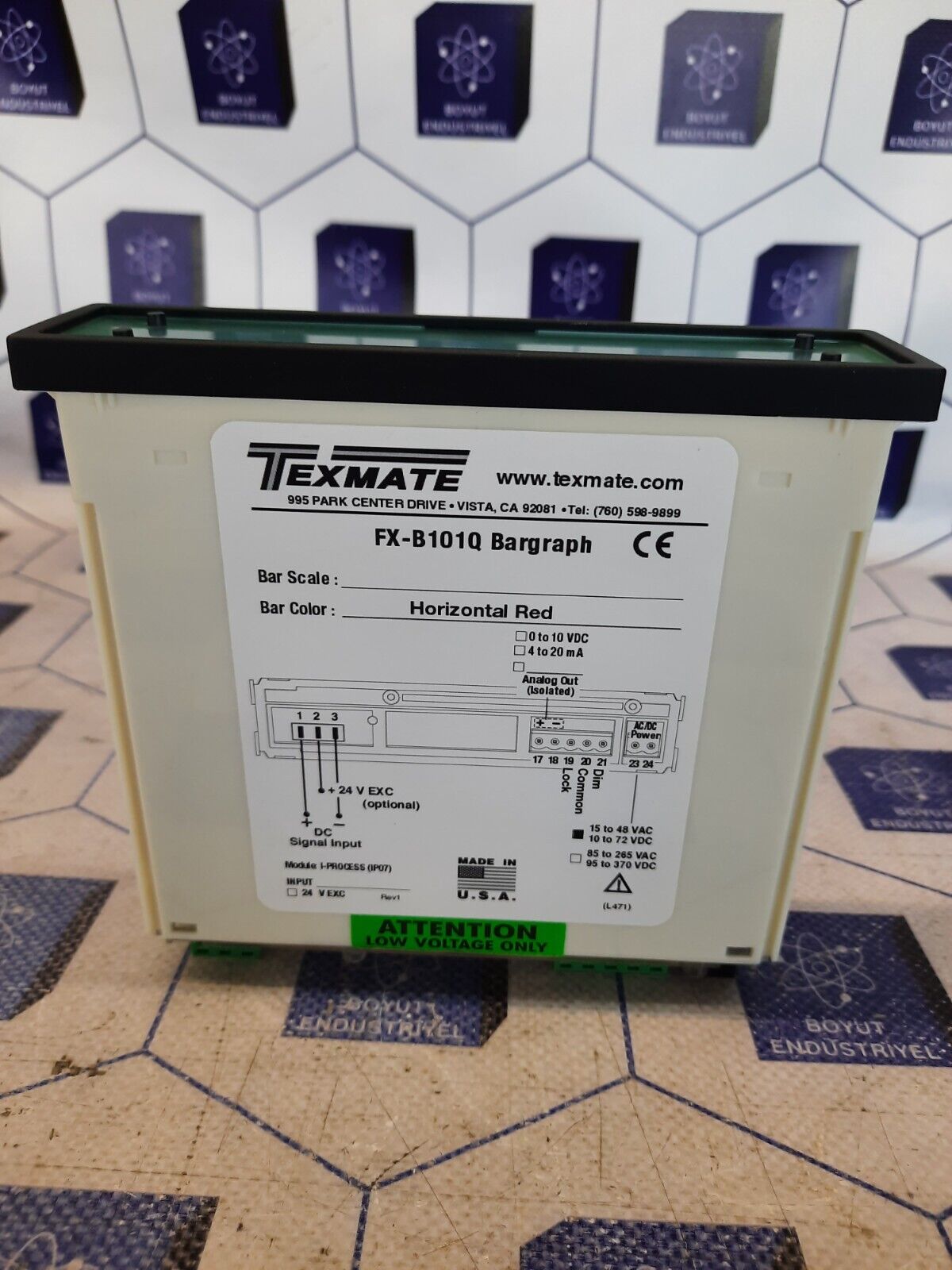 Texmate Fx-b101Q Bargraph Diverter Manifold Pressure