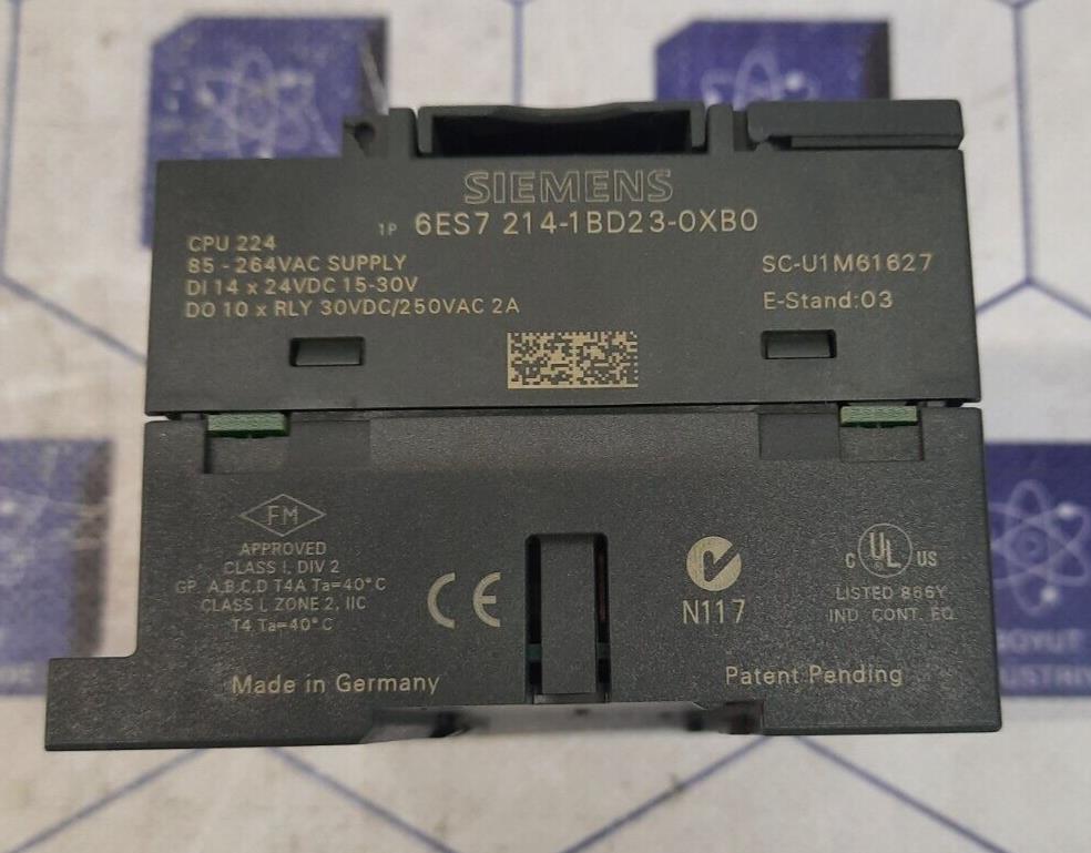 SIEMENS SIMATIC S7-200 1p 6ES7 214-1BD23-0XB0 CPU MODUL