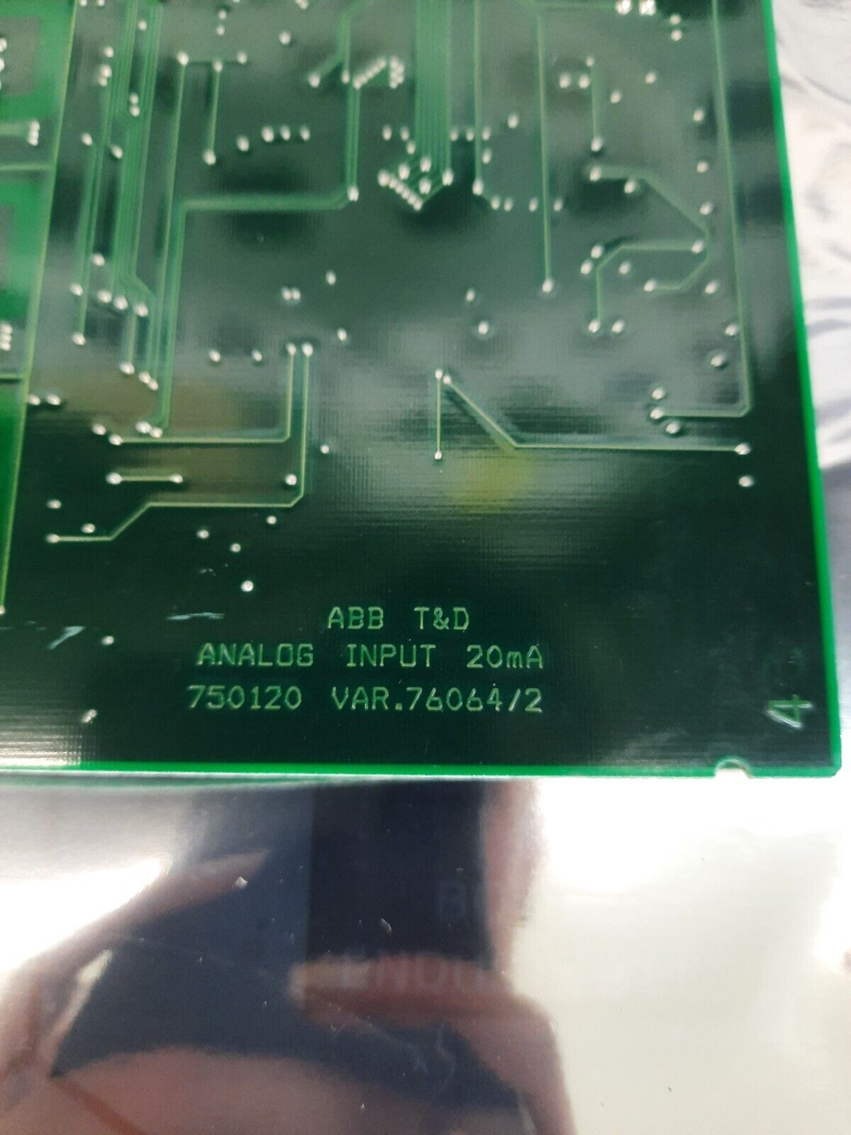 ABB T&D 750211/801 1.6 ANALOG INPUT