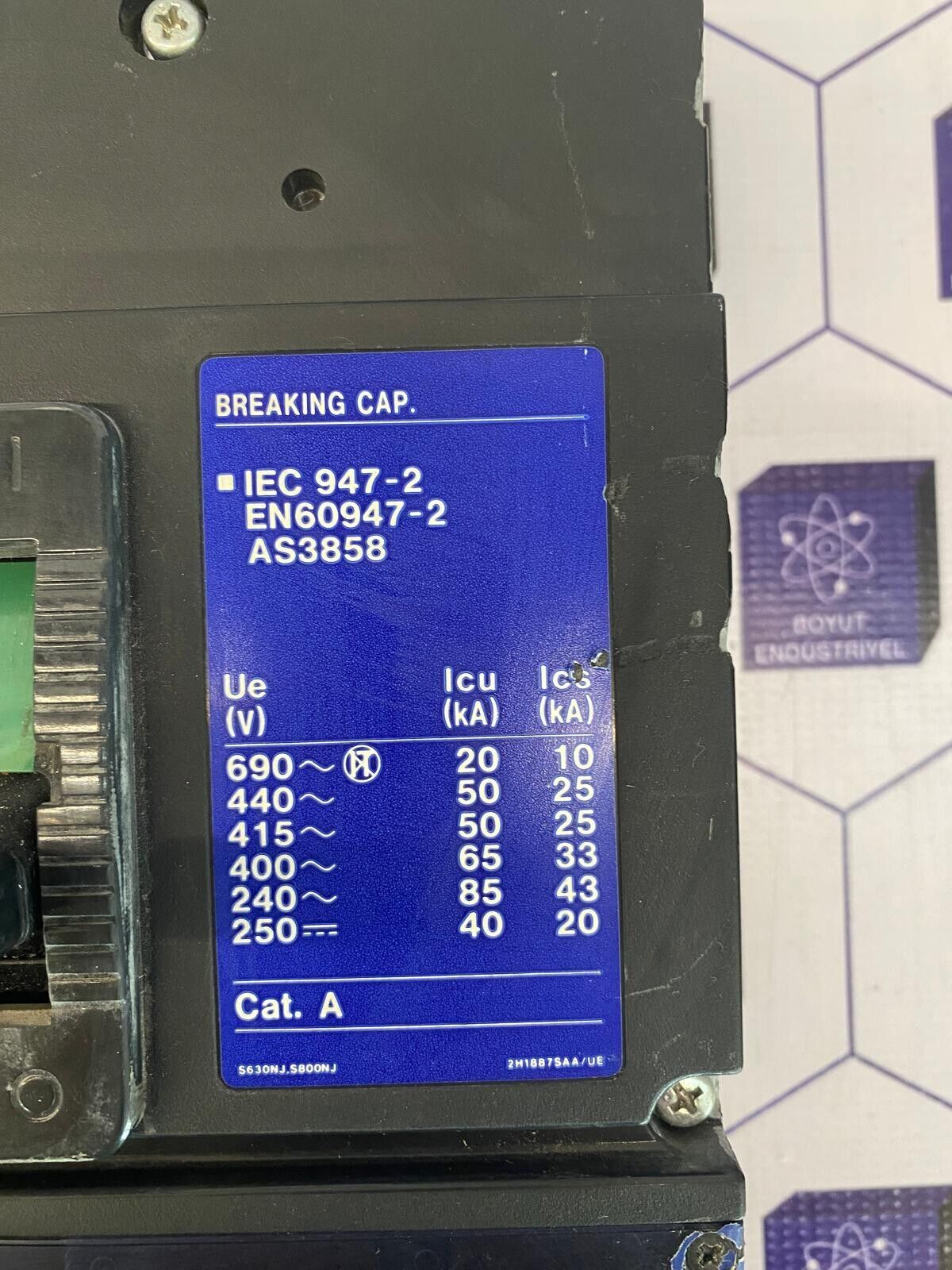 TERASAKI XS630NJ Circuit Breaker