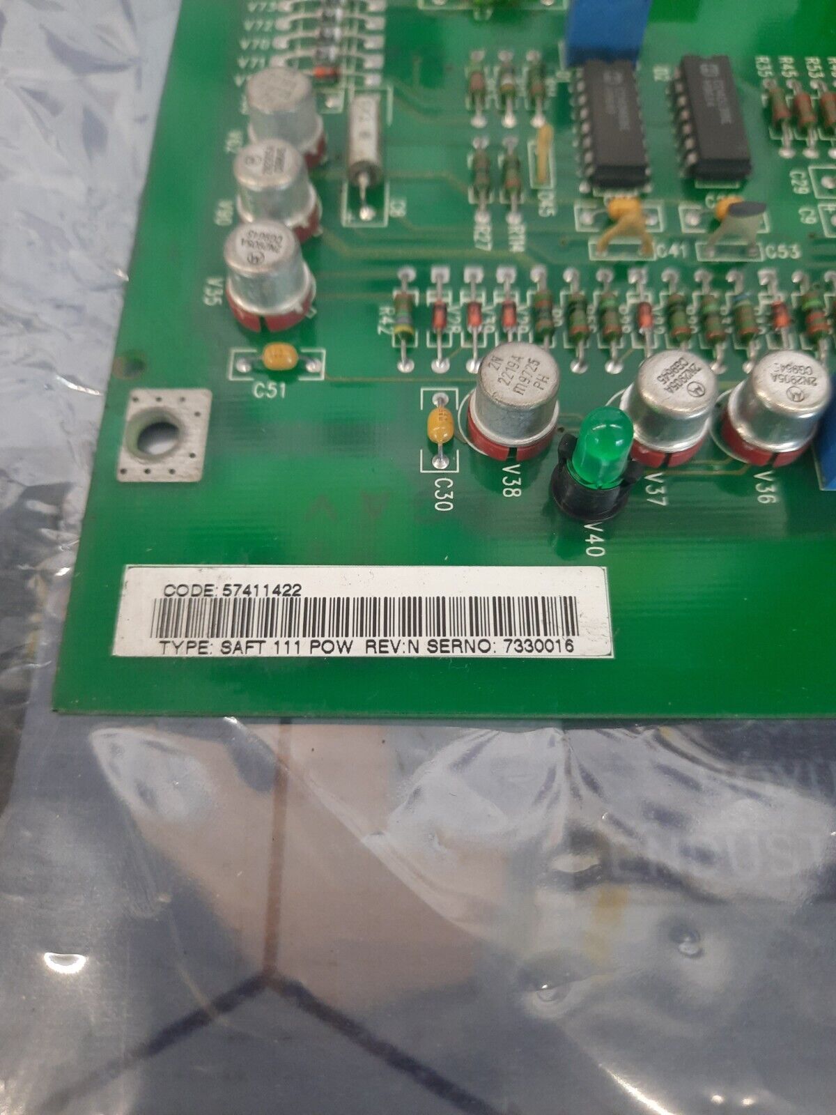 ABB SAFT 111 POW REV.N 57411422 Power Supply