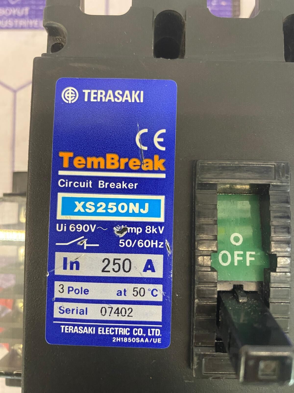 TERASAKI XS250NJ Circuit Breaker