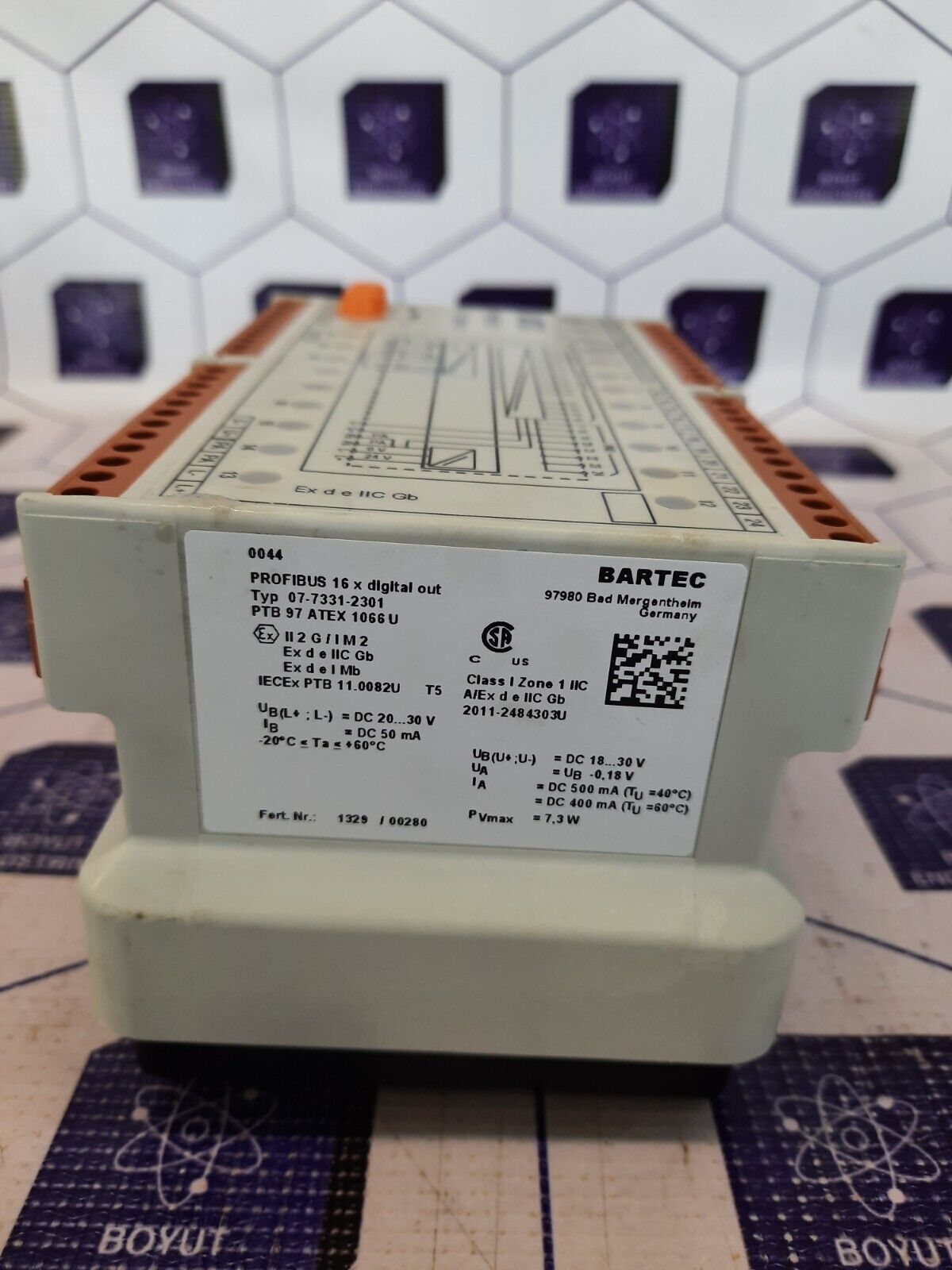 BARTEC 07-7331-2301 PROFIBUS 16 X dıgıtal output module