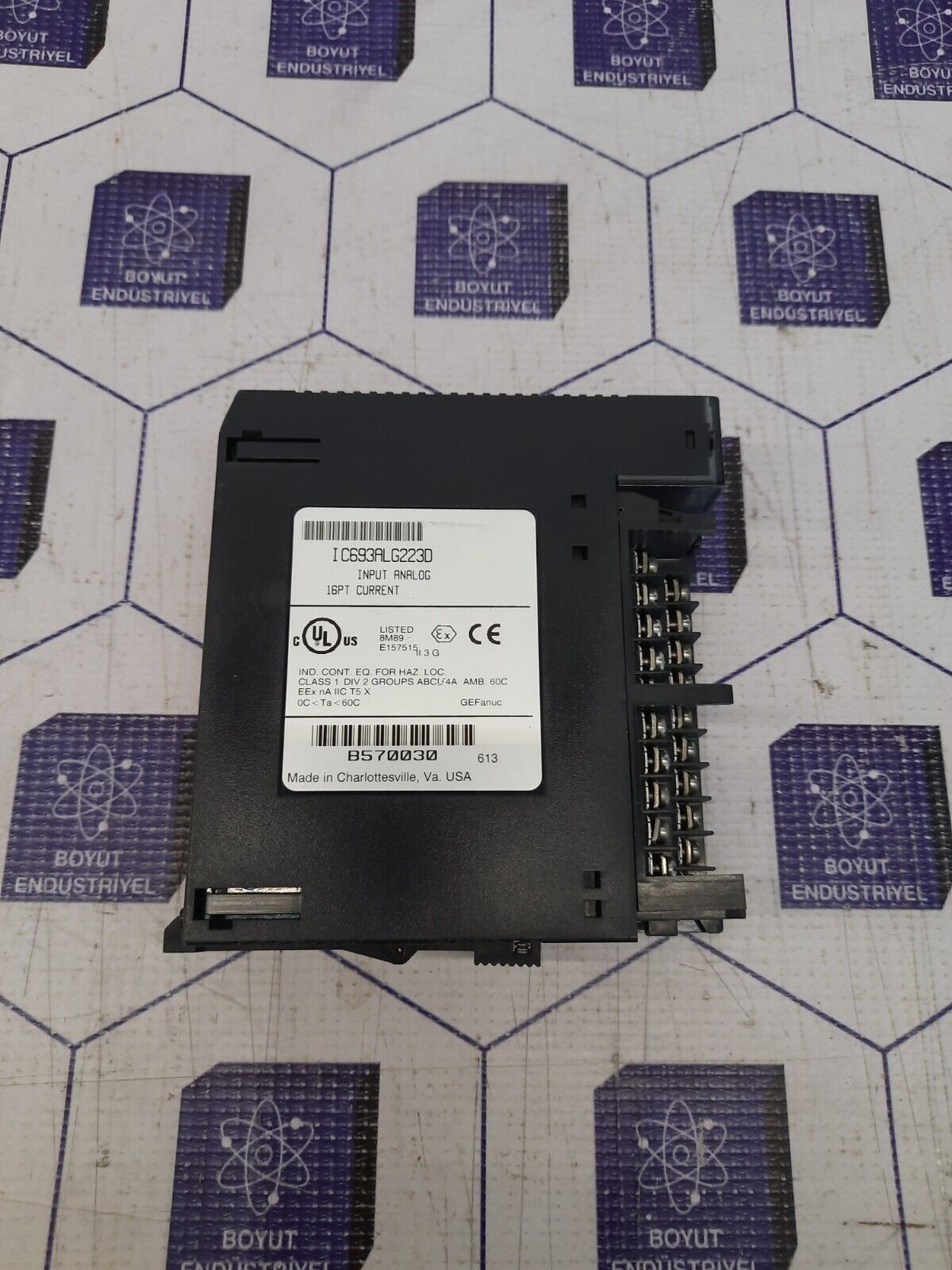 GE FANUC IC693ALG223D INPUT ANALOG MODULE