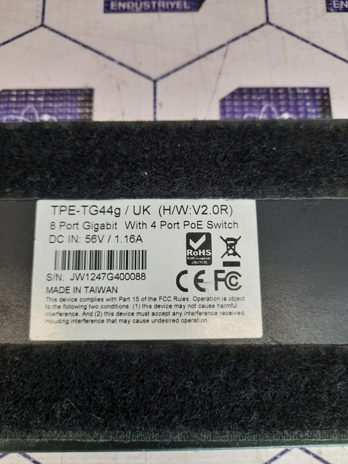 TRENDNED TPE-TG44g 8 PORT GIGABIT WITH 4 PORT PoE SWITCH