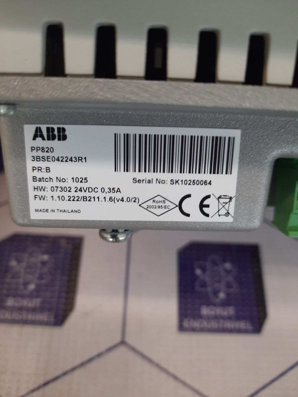 ABB 3BSE042243R1 PANEL 800 PP820