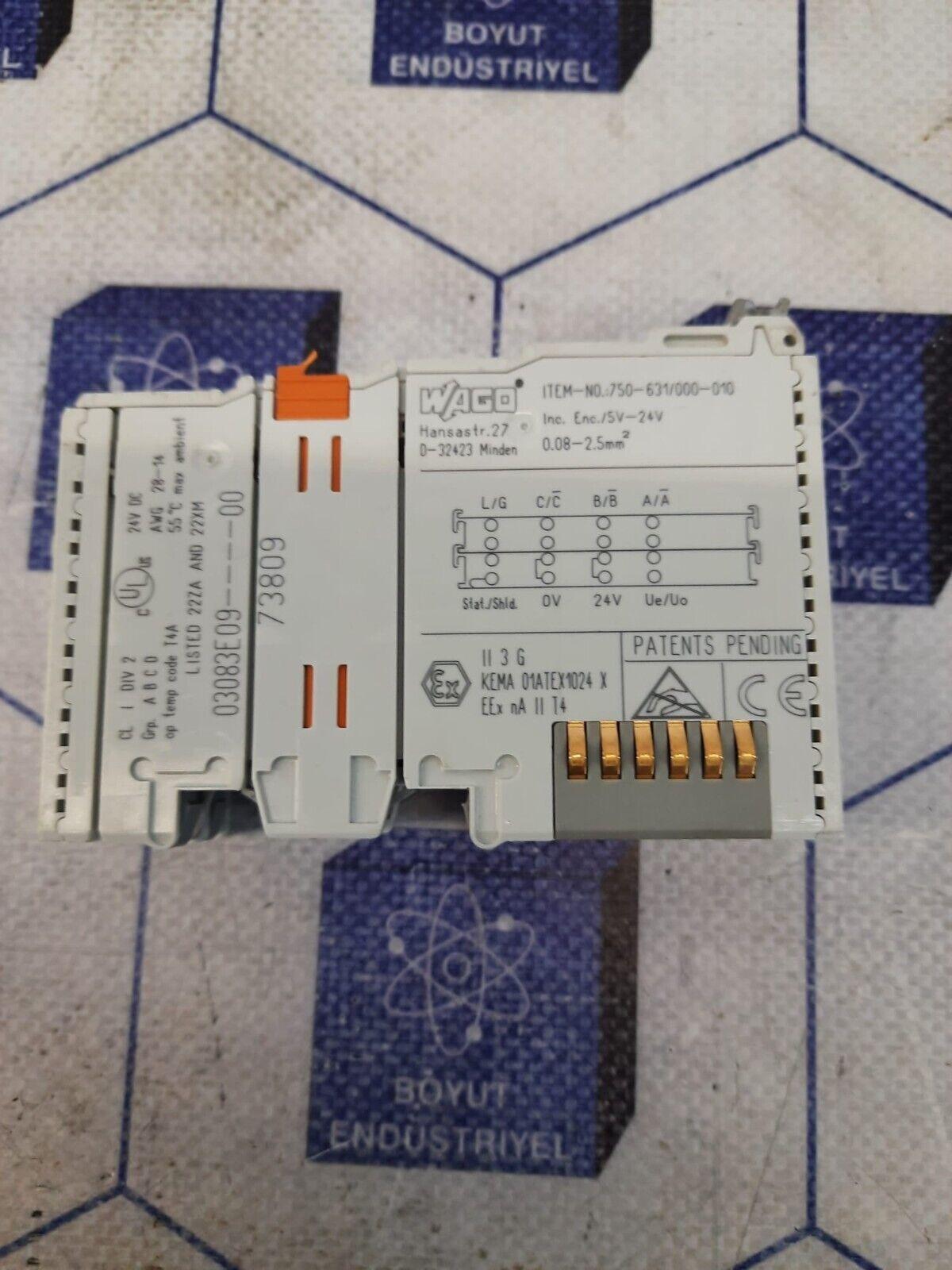 WAGO 750-631/000-010 Incremental Encoder Interface Modul Fast Shipping