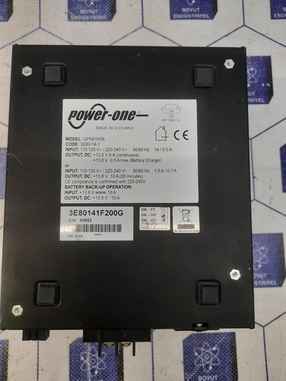 Power One GPN6145B Power Supply 110-120V, 50/60Hz