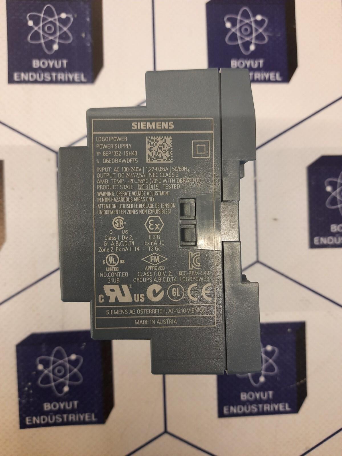 SIEMENS 6EP1332-1SH43 LOGO POWER