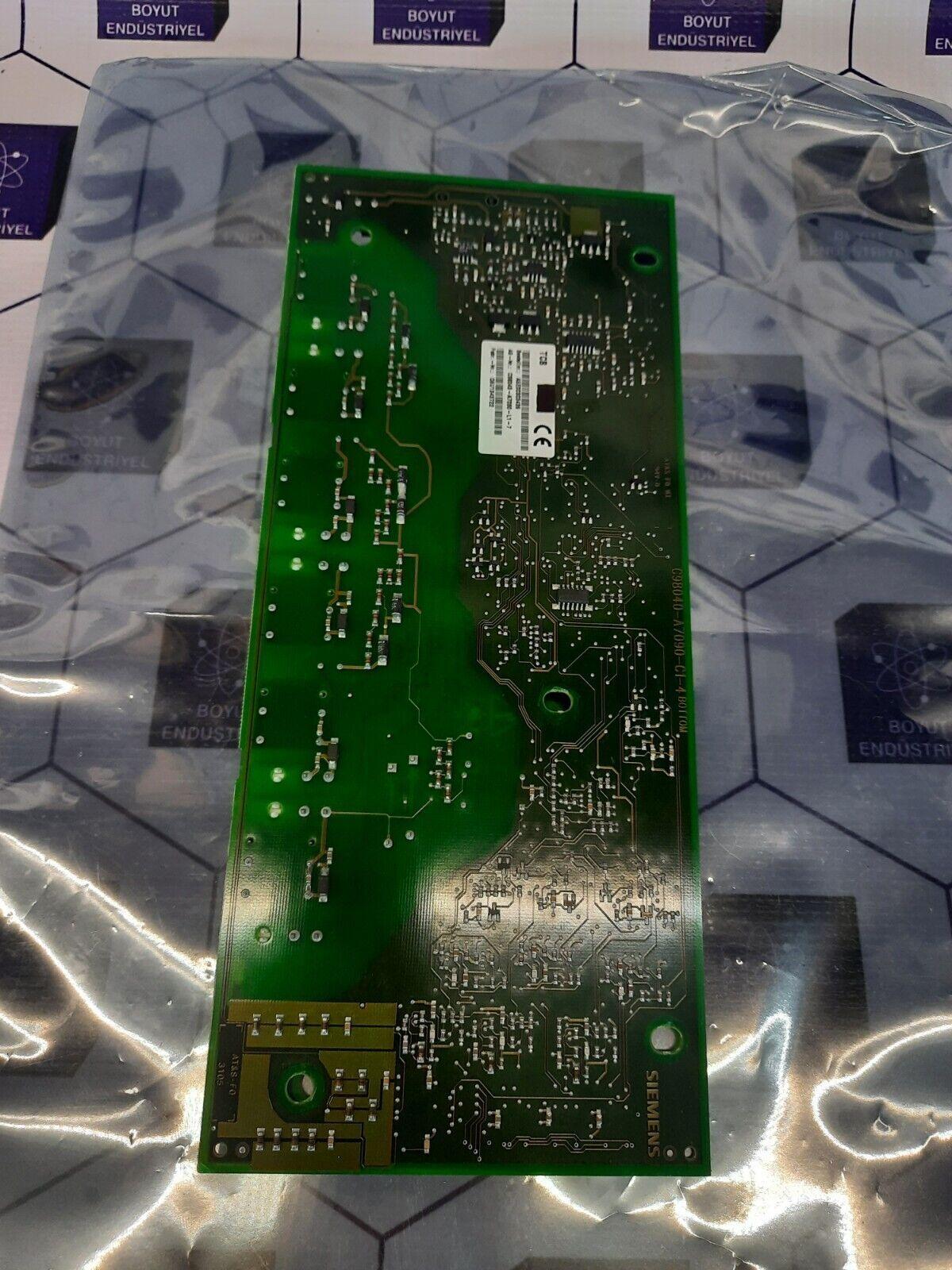 SIEMENS C98043-A7090-L1-7 / A5SE00303436 / C98040-A7090-C1-4 CARD