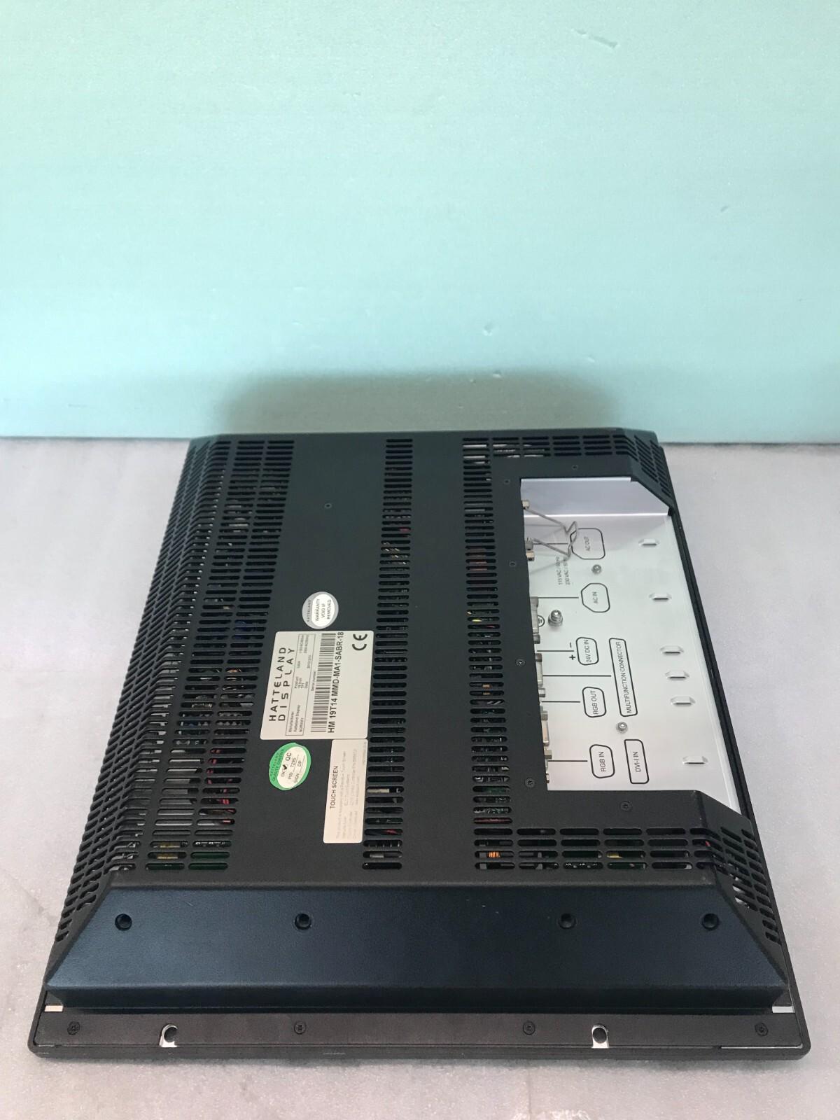 KONGSBERG HATTELAND DISPLAY TOUCH SCREEN HM 19T14 MMD-MA1-SABR-18 VSD100564-2216